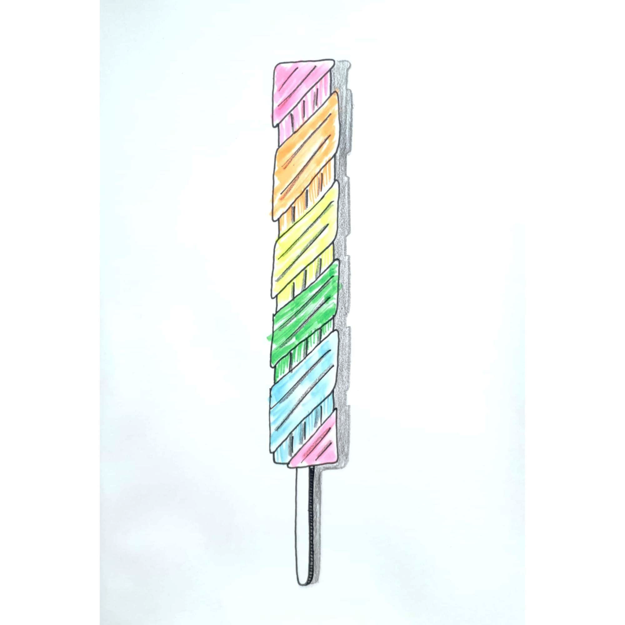  Color Bar 컬러바 / 일러스트 그림 드로잉 / 음식 그리기