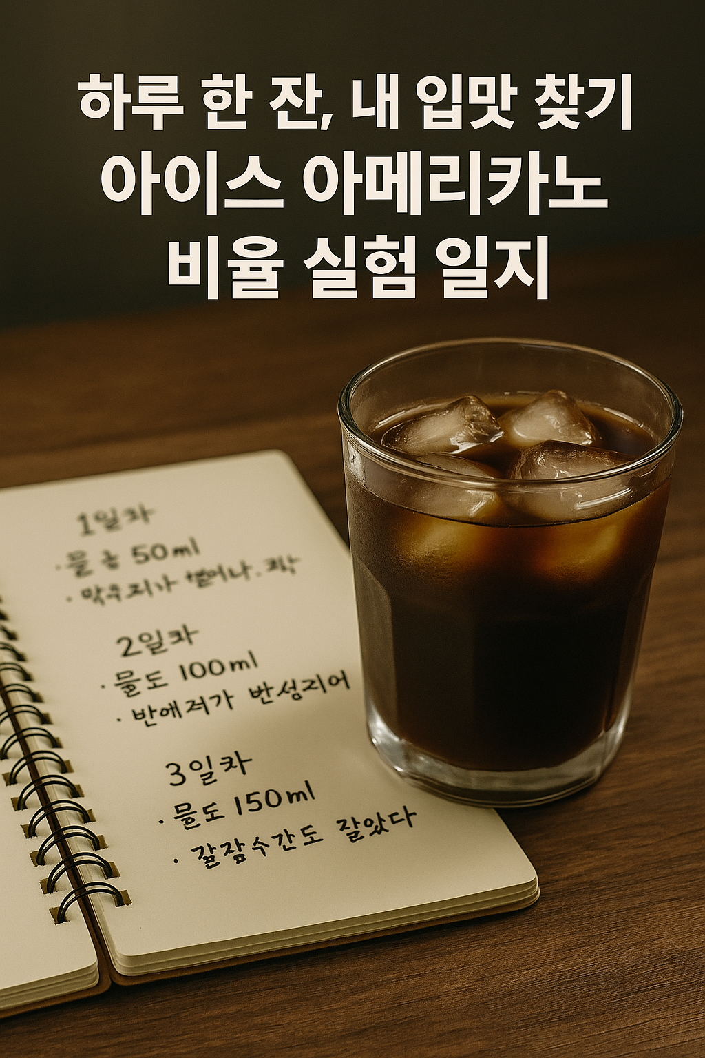 아메리카노 실험일지