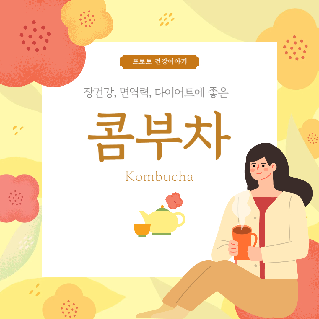 콤부차 효능[콤부차 뜻 다이어트 카페인 마시는법] 완벽정리