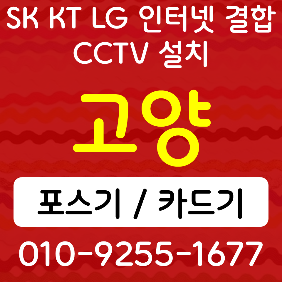  고양 일산 키오스크 덕양 포스기 카드단말기 배달용 무선단말기 무인키오스크 CCTV 인터넷설치