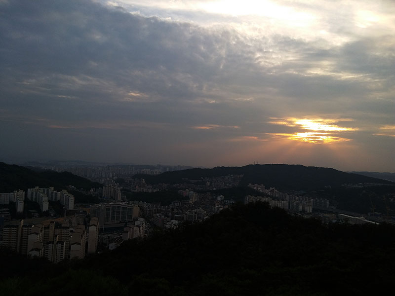 저녁노을(Sunset)이 아름다운 인왕산(Inwangsan) 