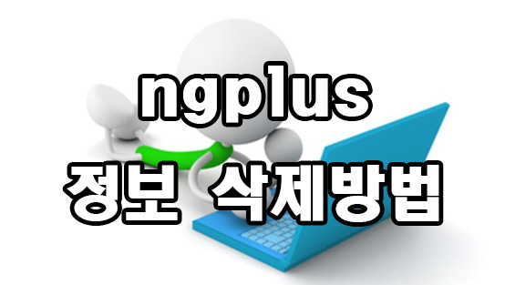  ngplus 정보 삭제 방법