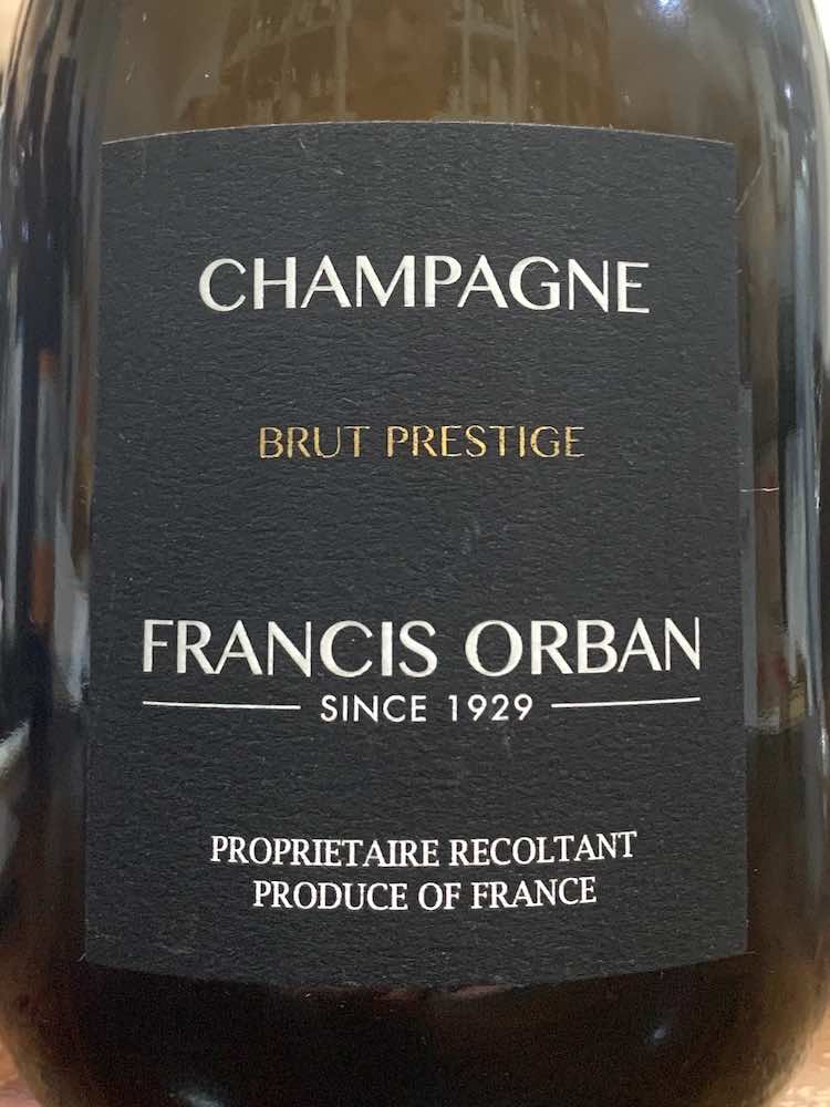 Champagne Francis Orban Cuvee Brut Prestige NV