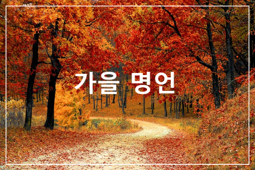 가을-풍경-명언