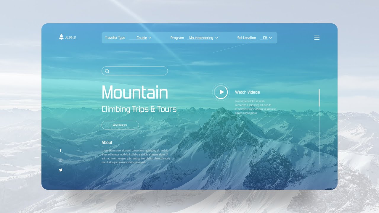  Adobe XD 웹사이트 디자인 작업 - How To Make Website Design In Adobe XD | UI Design Tutorial | Web Design
