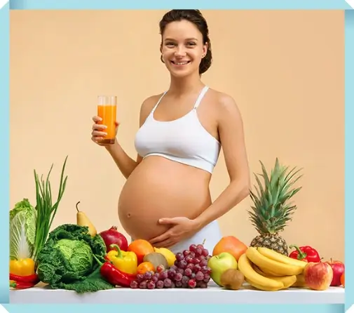 임신 기간동안 권장되는 음식들