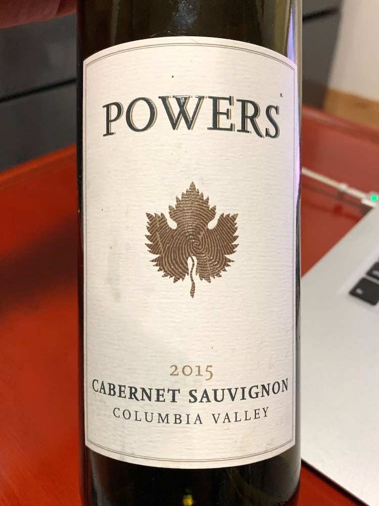 Powers Winery Powers Cabernet Sauvignon 2015