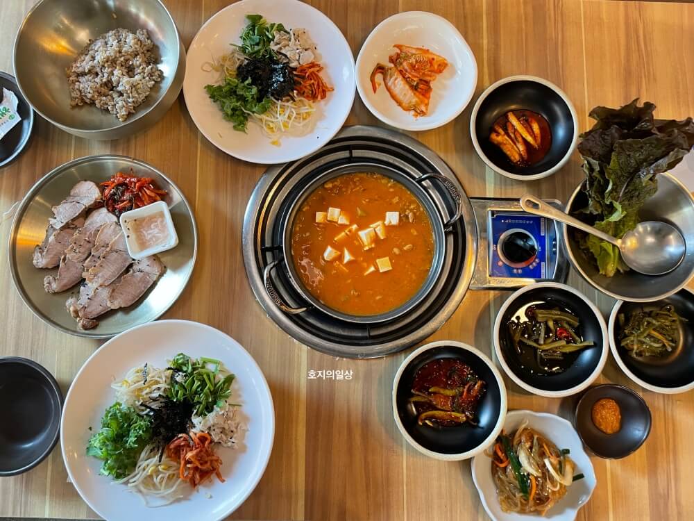 아산 배방 맛집 꽁당보리밥 - 청국장 보리밥 정식
