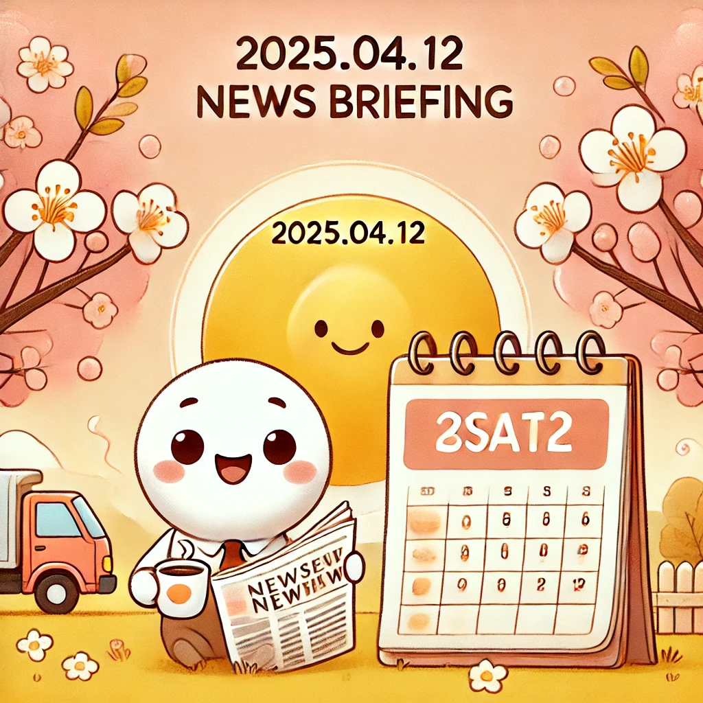 🗞️ 2025년 4월 12일 토요일 돈쭐 뉴스브리핑 💰