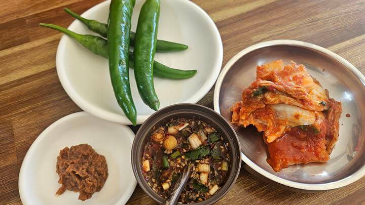 메밀콩촌 밑반찬
