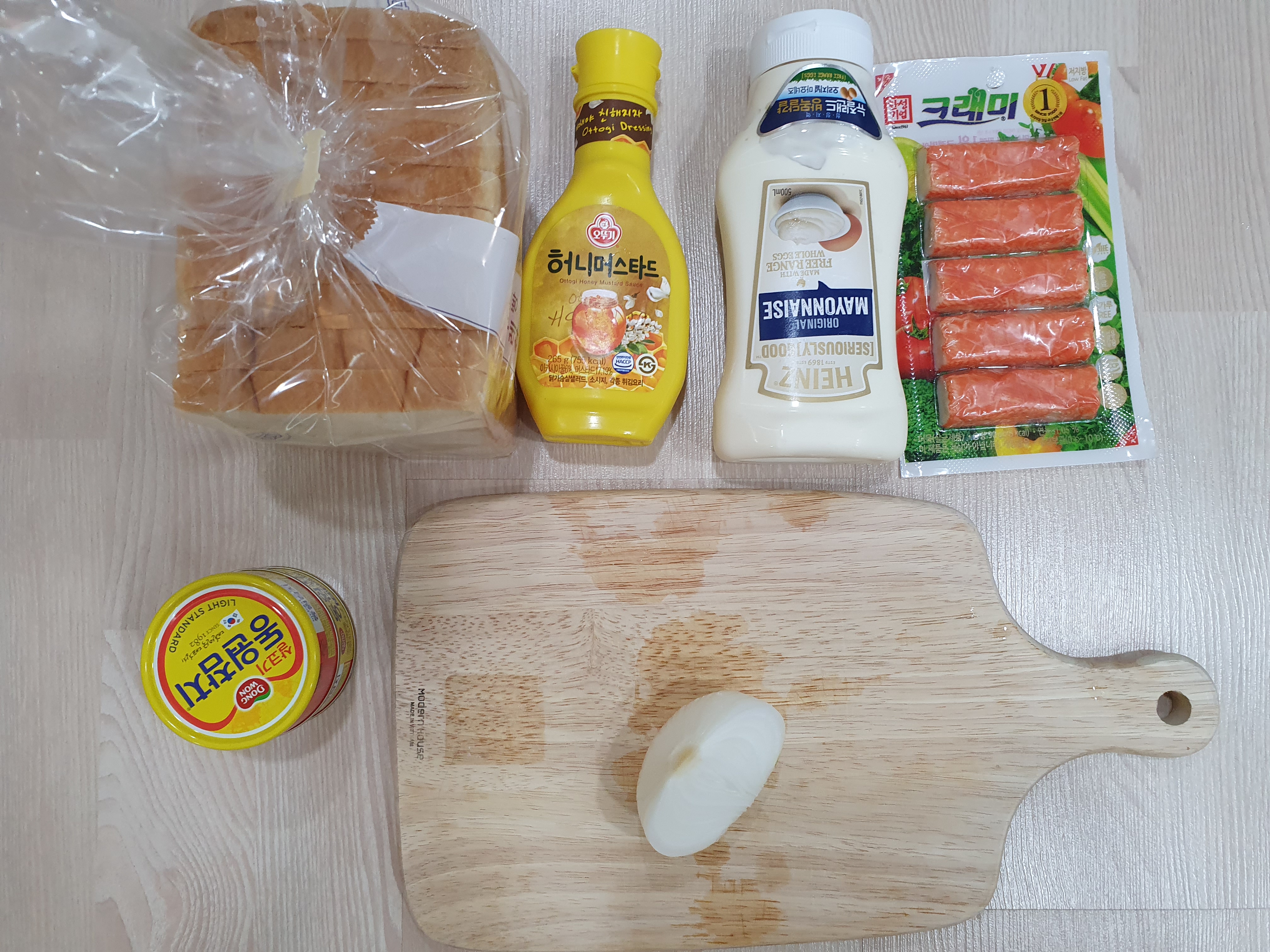  백종원 참치샐러드 샌드위치 만들기! (치킨무 없이~)