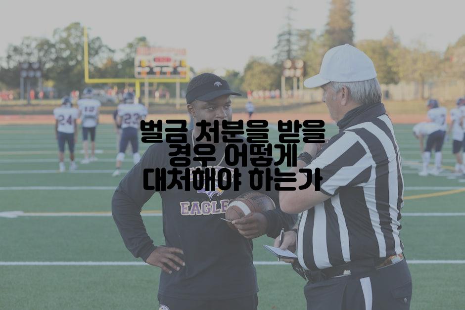 벌금 처분을 받을 경우 어떻게 대처해야 하는가