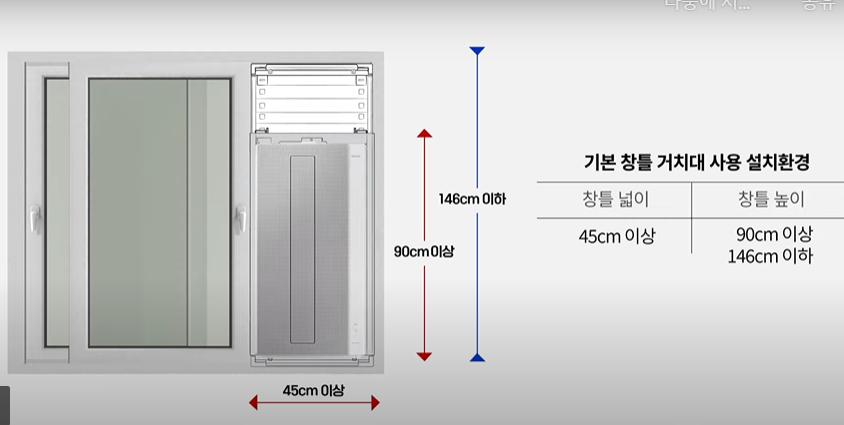 23년형삼성창문형에어컨윈도우핏 설치방법 가이드 사진 동영상 설명서 다운로드