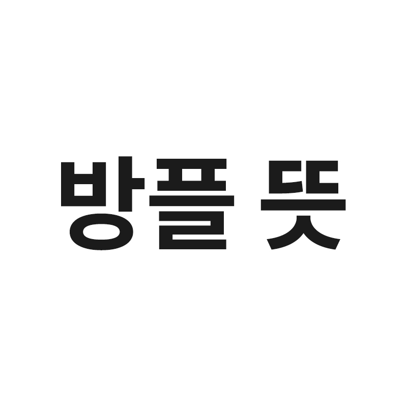  방플뜻을 알려드립니다