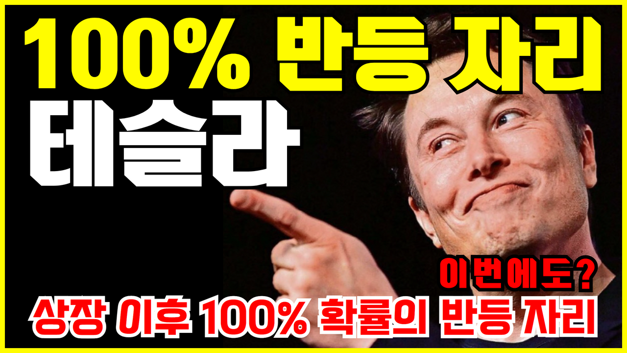  테슬라 주가 보조지표로 매수 타점 확인하기 ( 상장 후 100% 확률로 반등한 자리? )