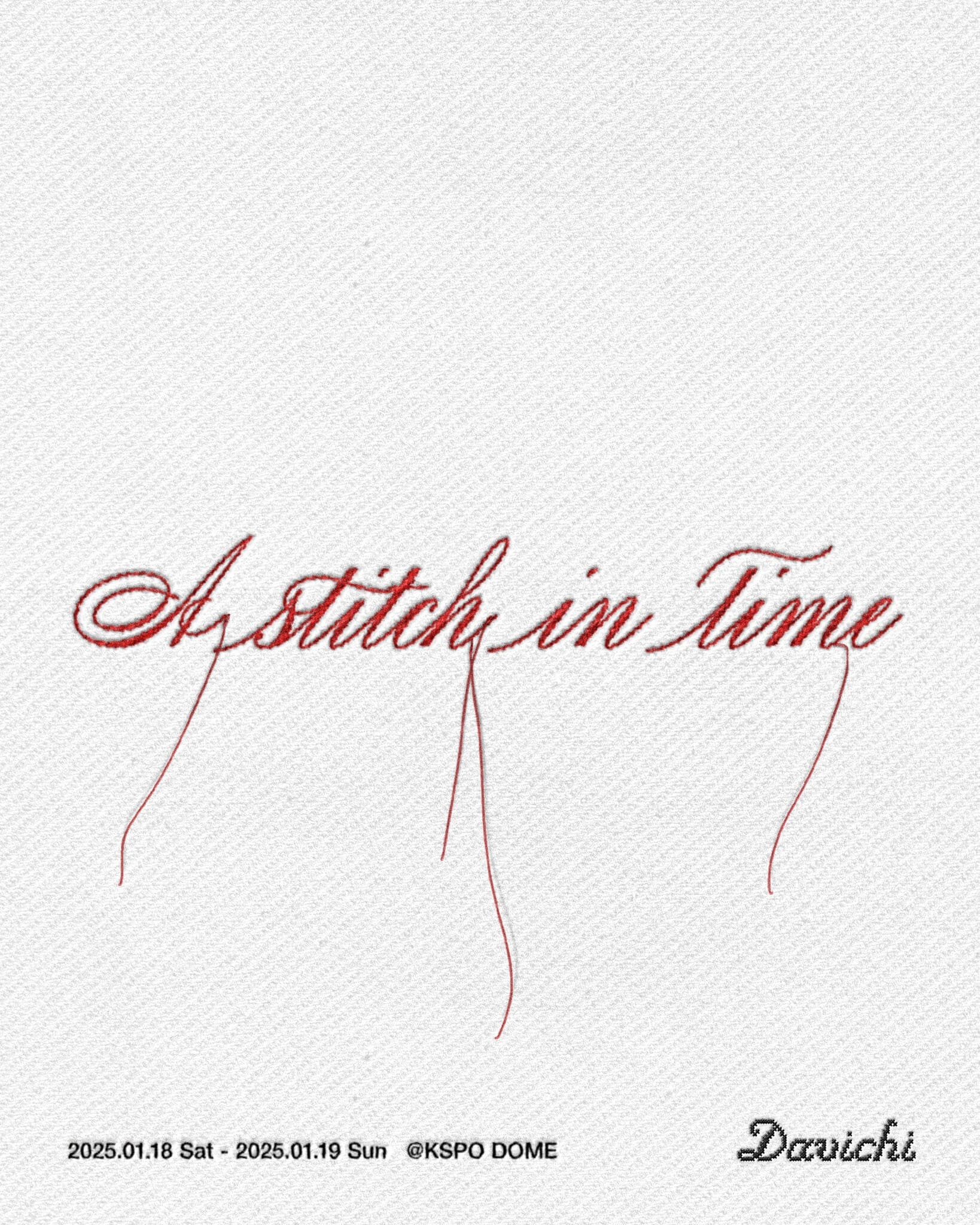 2025 DAVICHI CONCERT 〈A Stitch in Time〉