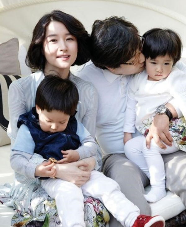 이영애 가족사진