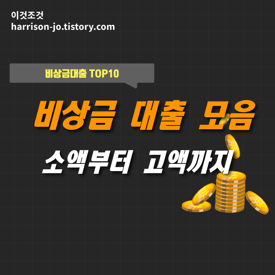 비상금 대출 모음