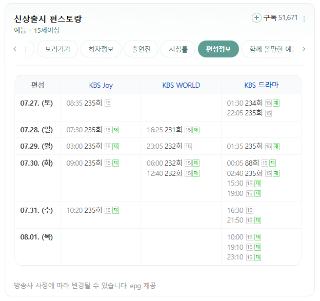 편스토랑 류수영 어묵국수 레시피· 방송 다시보기