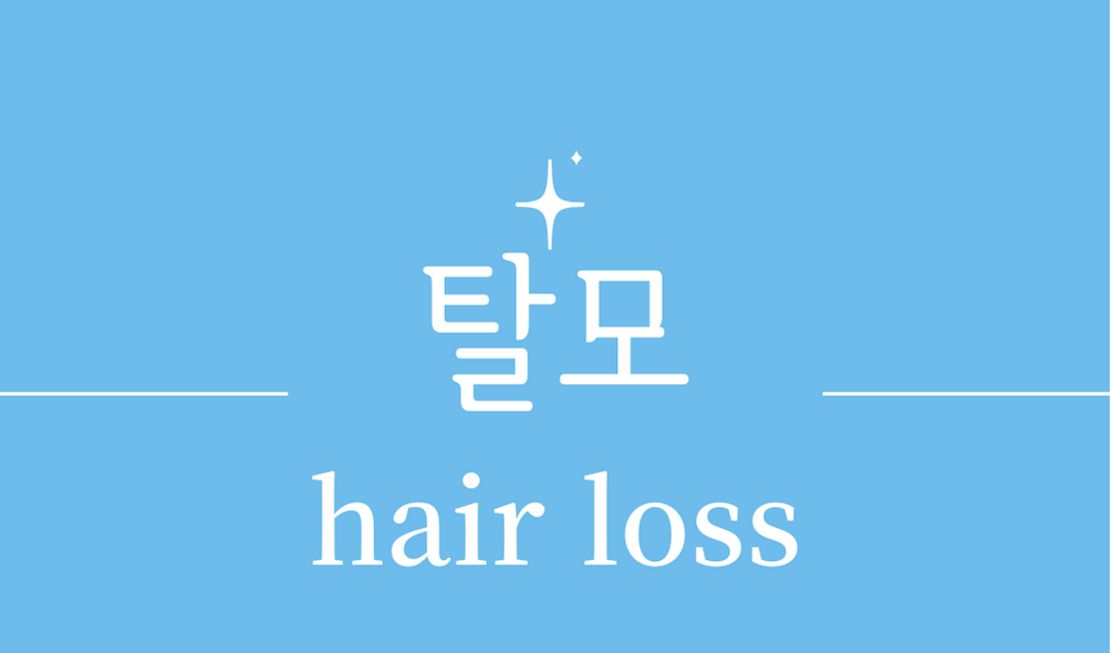 &#39;탈모(hair loss)&#39;