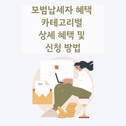 모범납세자 혜택 - 카테고리별 상세 혜택 및 신청 방법