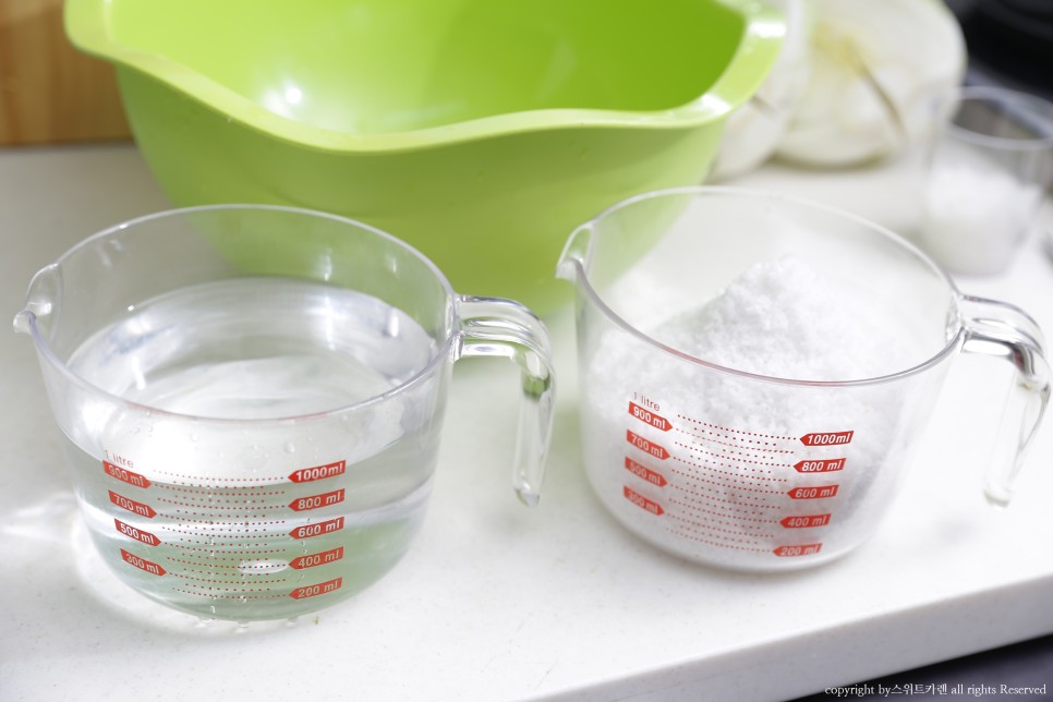 짠맛 김장봉투로 간단하게 속이 꽉 찬 배추절임 배추절임 시간 20