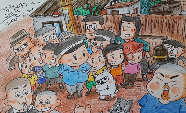 태스크 포스 검정 고무신