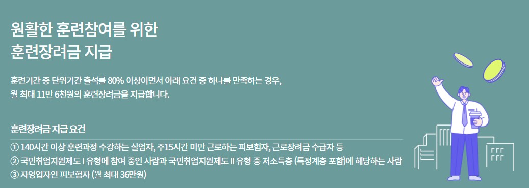 국민내일배움카드-훈련-장려금