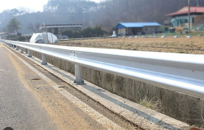 인도 고속도로에 설치된 세계 최초 대나무 가드레일 VIDEO: World&#39;s first bamboo-made crash barrier installed on Indian highway