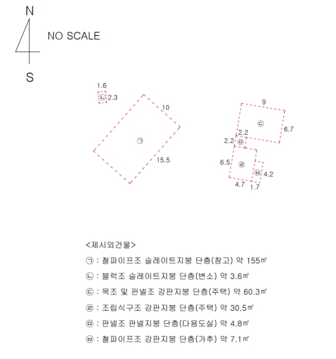 의성지원2022타경10151 건물개황도