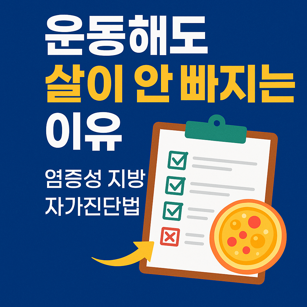 운동해도 살이 안 빠지는 이유 대표 썸네일