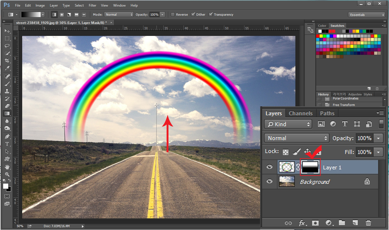 포토샵 그라데이션