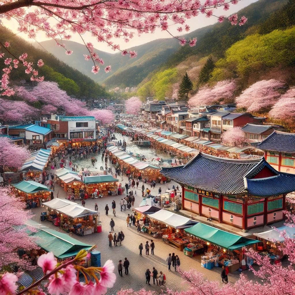 하동 벚꽃축제 화개장터