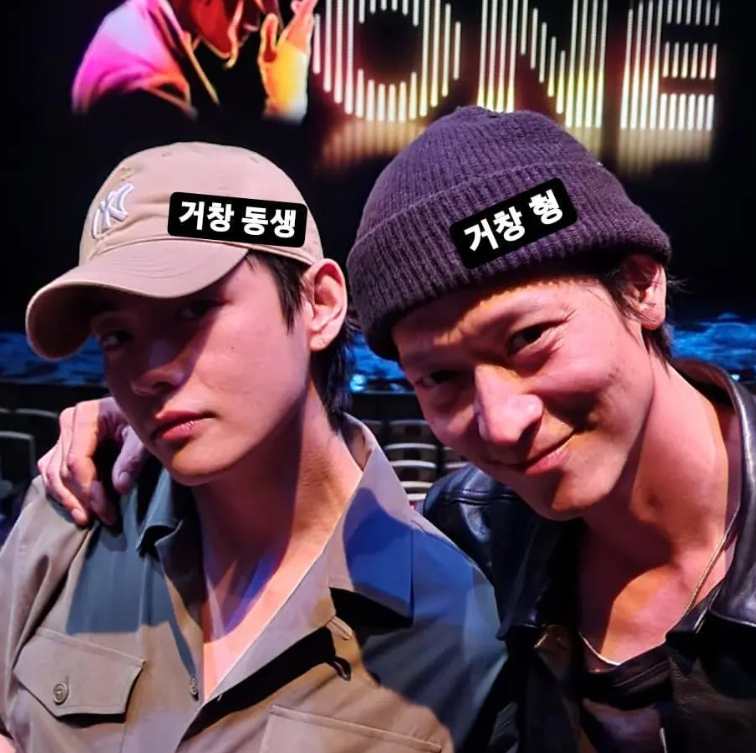  강동원 x 방탄소년단 뷔 사진