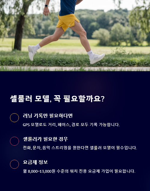 애플워치 셀룰러 모델이 필요할까?