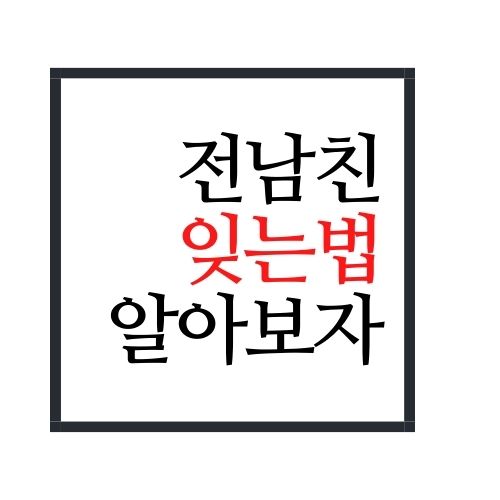  전남친 잊는법 대체 뭘까?(안보면 손해임)