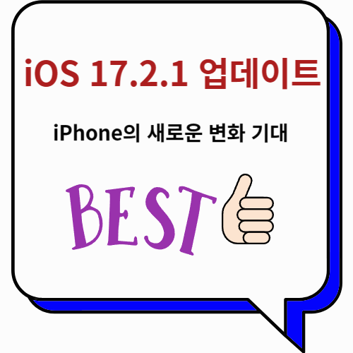 iOS 17.2.1 업그레이드