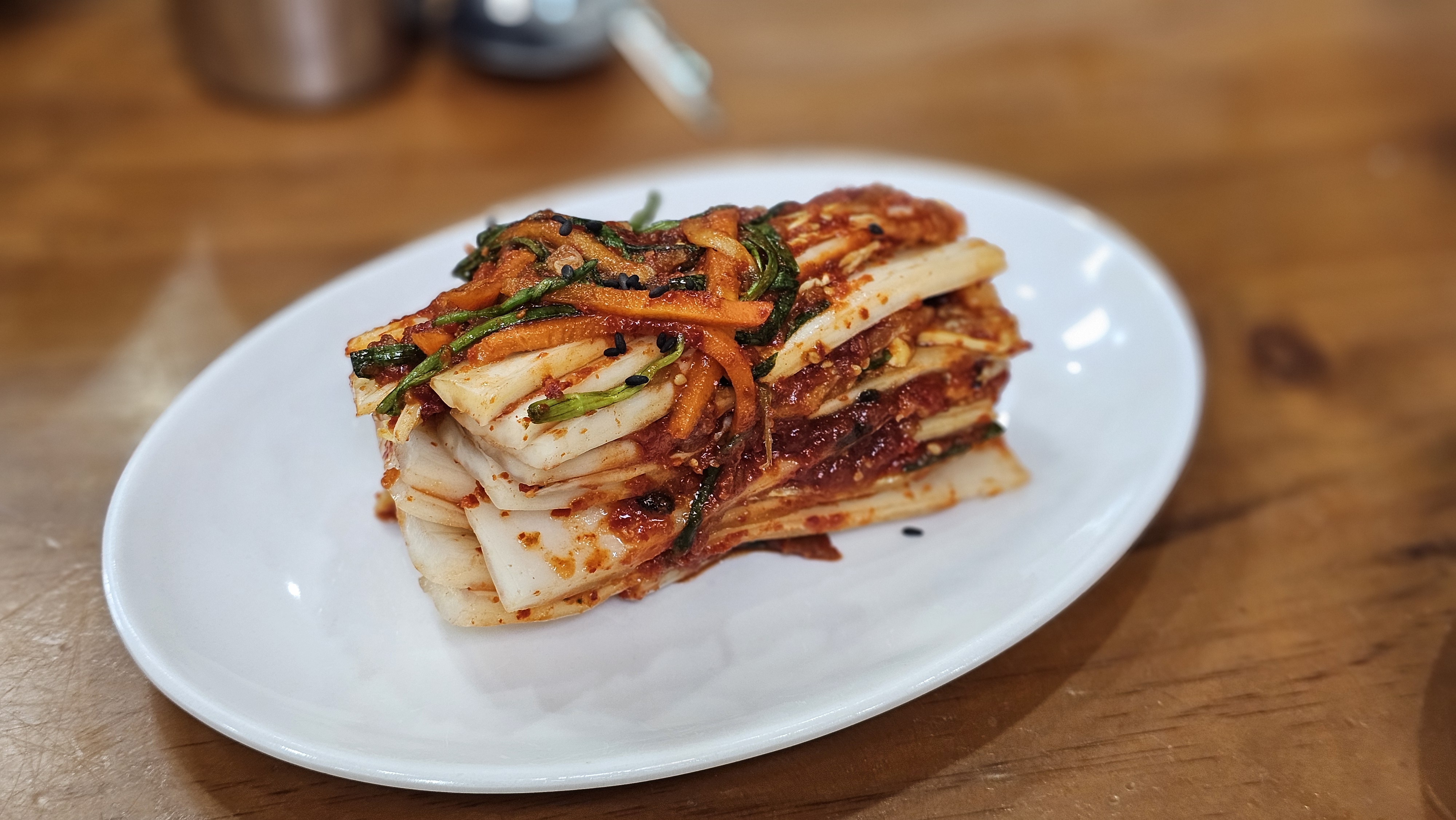 김해 어방동 밀양돼지국밥 겉절이 김치