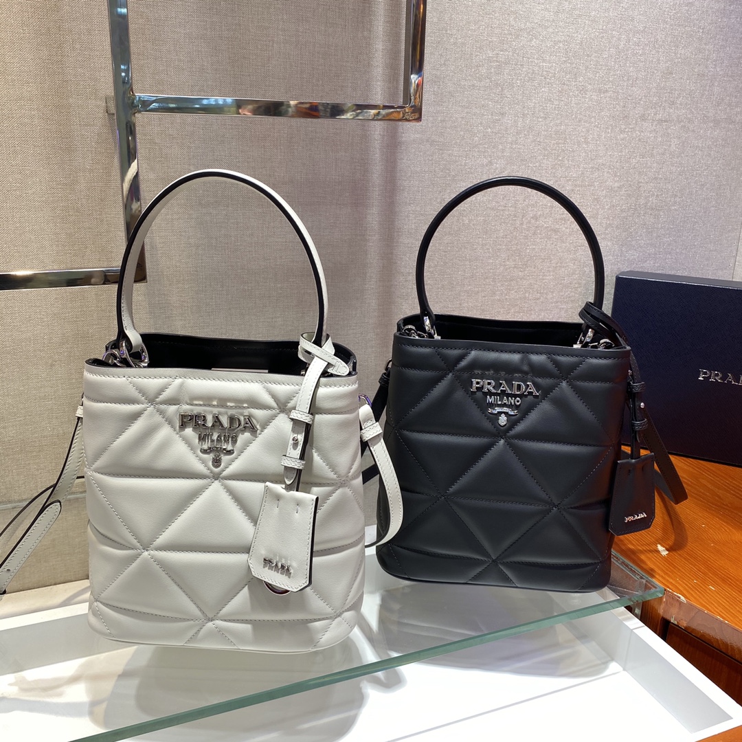  [PRADA] 프라다 사피아노 가죽 미디엄 파니에백 1BA212 (2 COLOR)