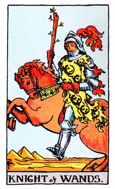  [타로카드 해석] 완즈.12 (정/역방향)-Knight of Wands