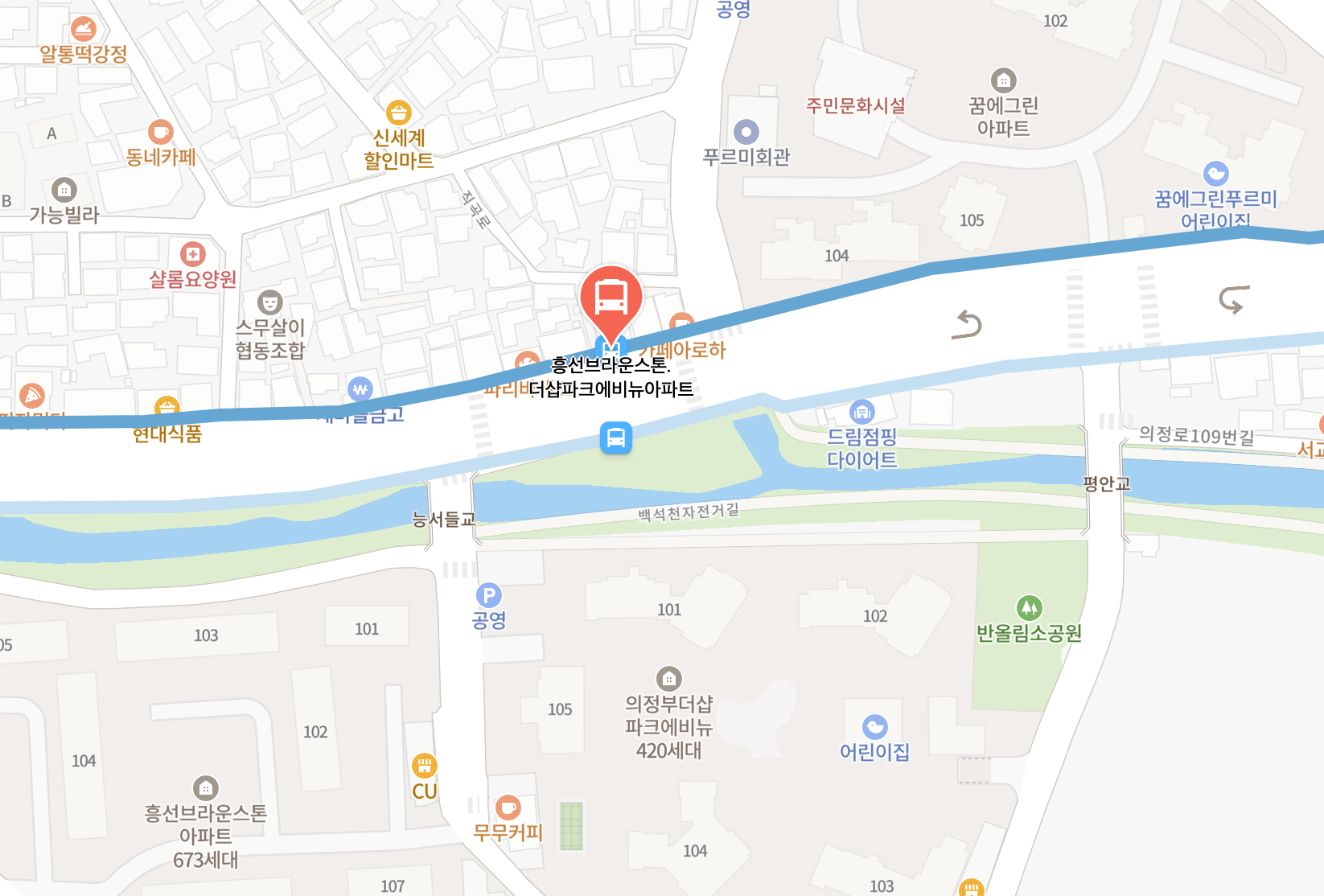 흥선브라운스톤 타는 곳