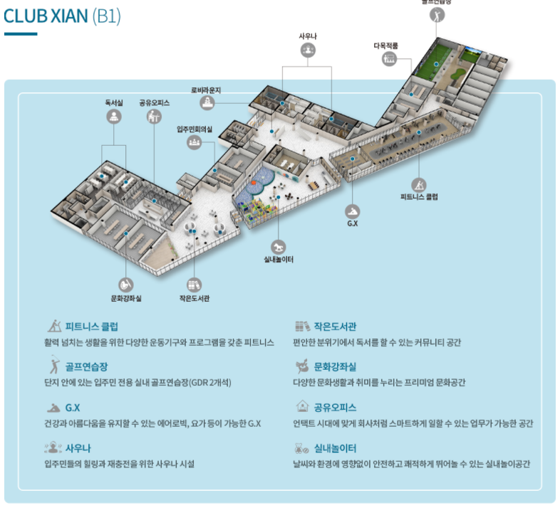 운정3지구 운정 자이 퍼스트시티 아파트 - 커뮤니티