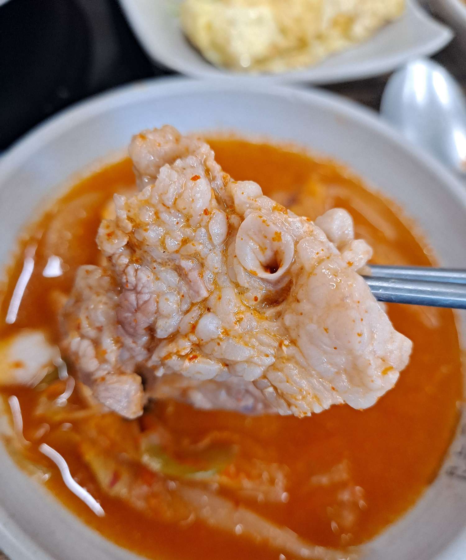 한옥집 김치찌개 고기