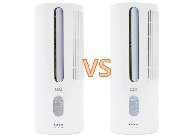  파세코 창문형 에어컨 PWA-3400W, PWA-3400WB 차이는?