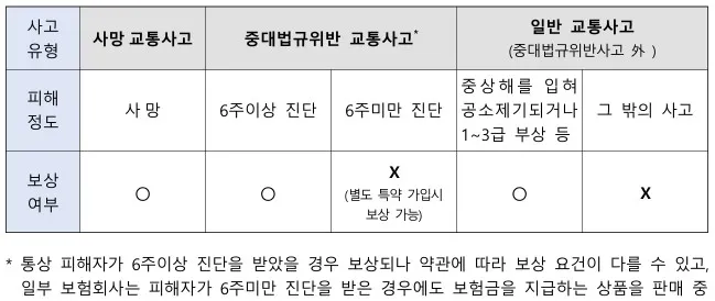 교통사고처리지원금 특약(보상 분쟁 예방을 위한 유의사항과 사례 분석) - 교통사고처리지원금 특약(보상 분쟁 예방을 위한 유의사항과 사례 분석) - 교통사고처리지원금 특약의 보장 내용 - 교통사고처리지원금 특약 보상 대상(예시) 교통사고처리지원금 특약(보상 분쟁 예방을 위한 유의사항과 사례 분석) - 교통사고처리지원금 특약(보상 분쟁 예방을 위한 유의사항과 사례 분석) - 교통사고처리지원금 특약의 보장 내용 - 교통사고처리지원금 특약 보상 대상(예시)
