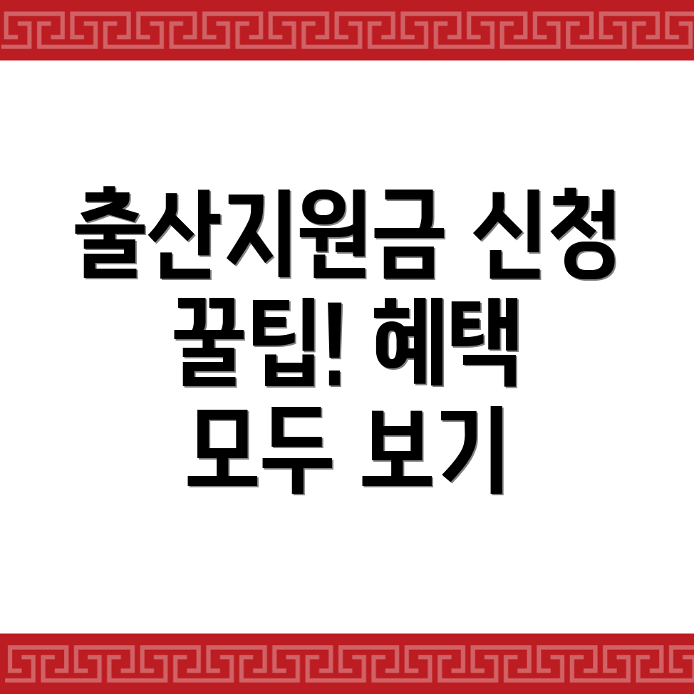 출산지원금
