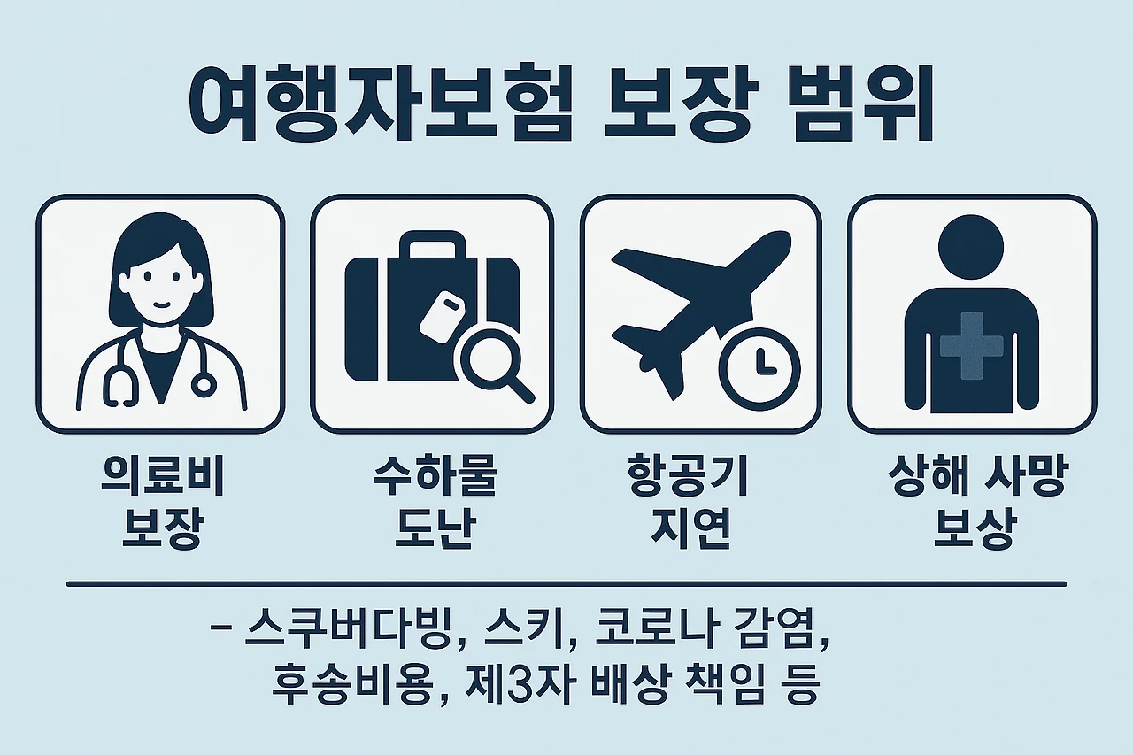 여행자보험 보장 항목
