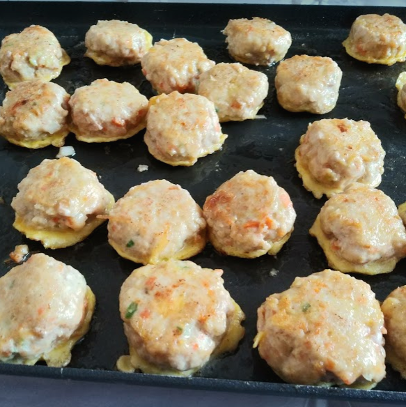  동그랑땡, 깻잎전, 표고버섯전
