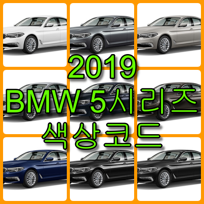 2019 bmw 5시리즈 색상코드