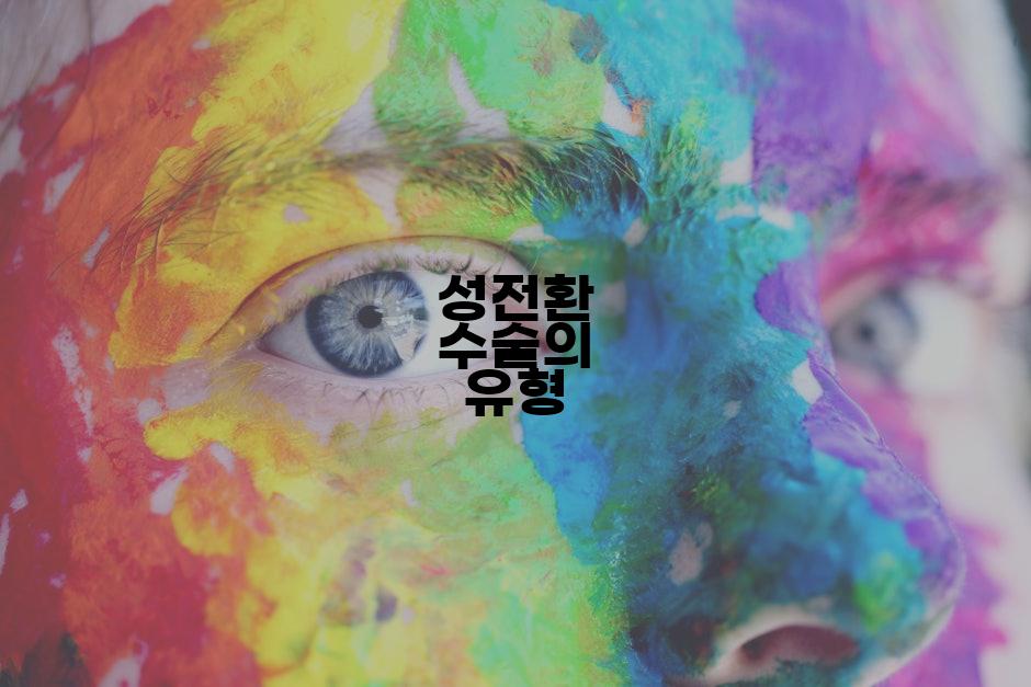 성전환 수술의 유형
